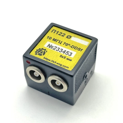 Пьезоэлектрический преобразователь (ПЭП) типа П122 изображение 1