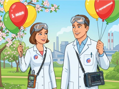 Поздравляем с 1 мая - праздником весны и труда!