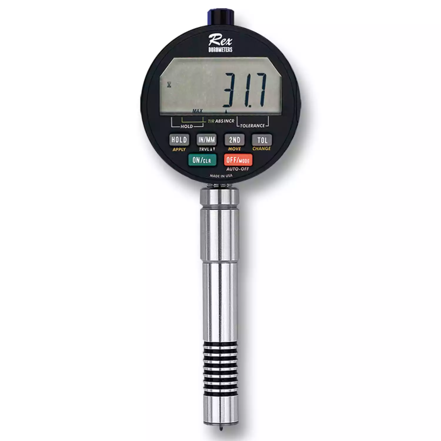 REX DD-4 - твердомер (дюрометр) Шора любого типа: B, C, D0, 0, 00, M, ASKER C, 00-RSS, 000, 000-S, E - 1