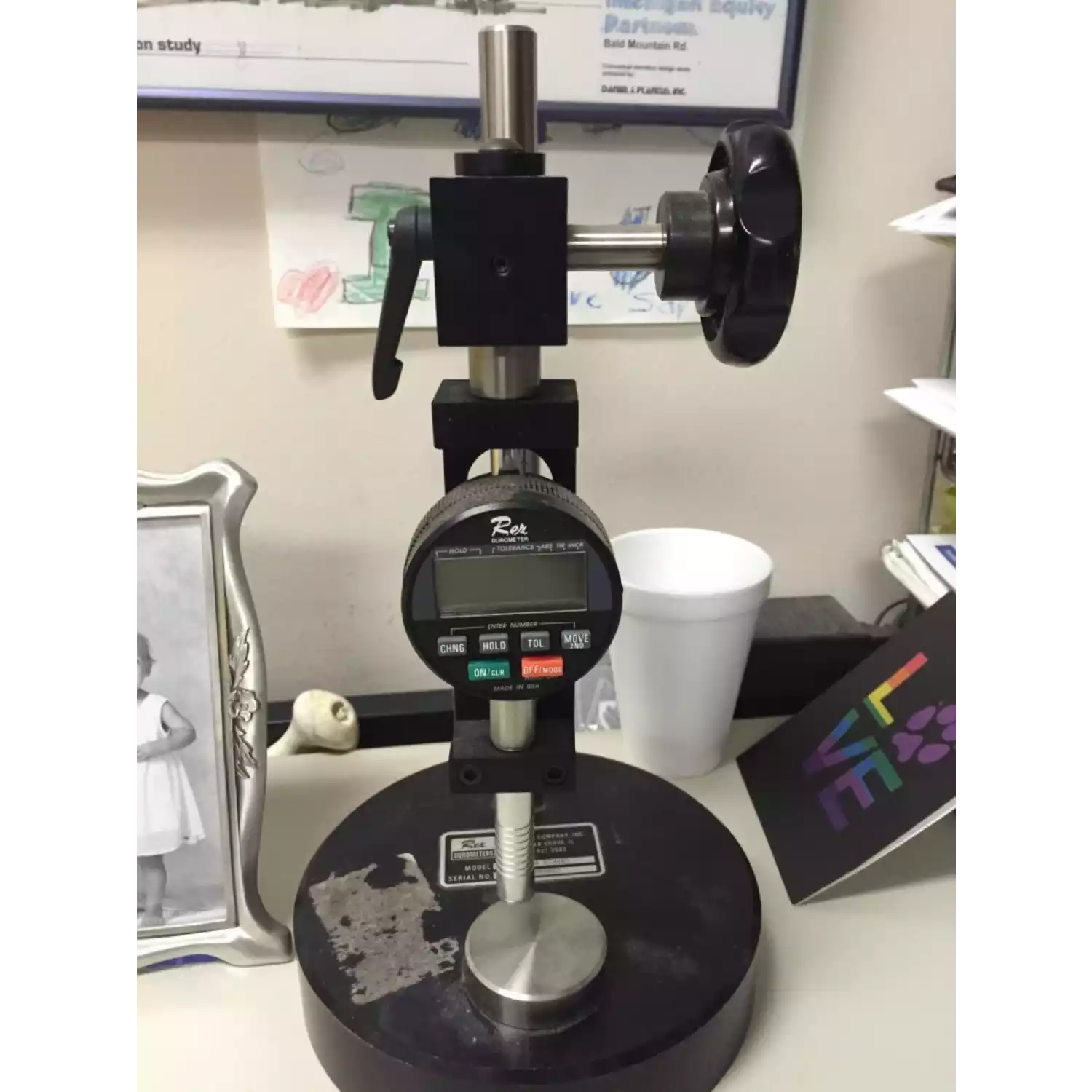 REX MSDD-4 комбинированный твердомер Шора типа А и D с цифровым индикатором - 3