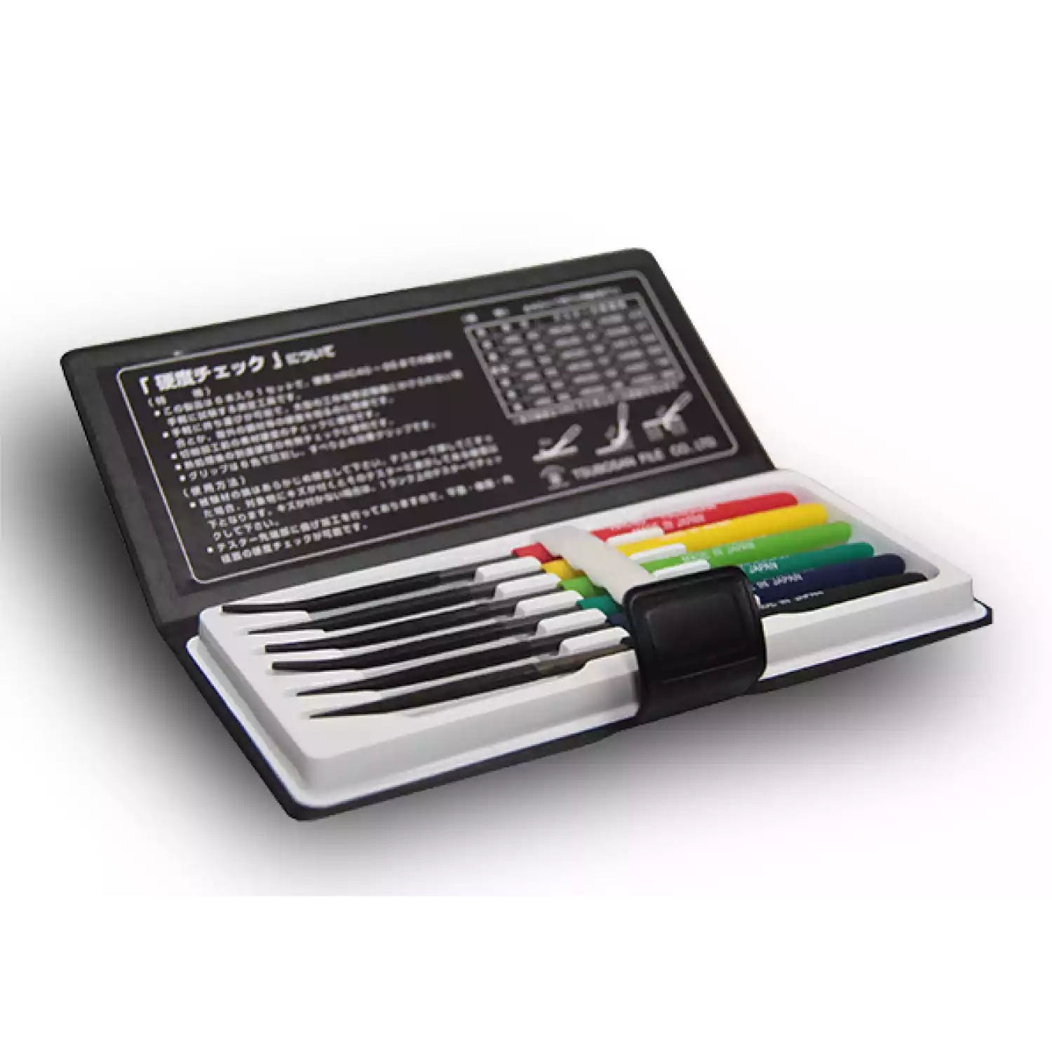 Твердомеры царапающие (тарированные напильники) Tsubosan (комплект из 6 шт) - 1