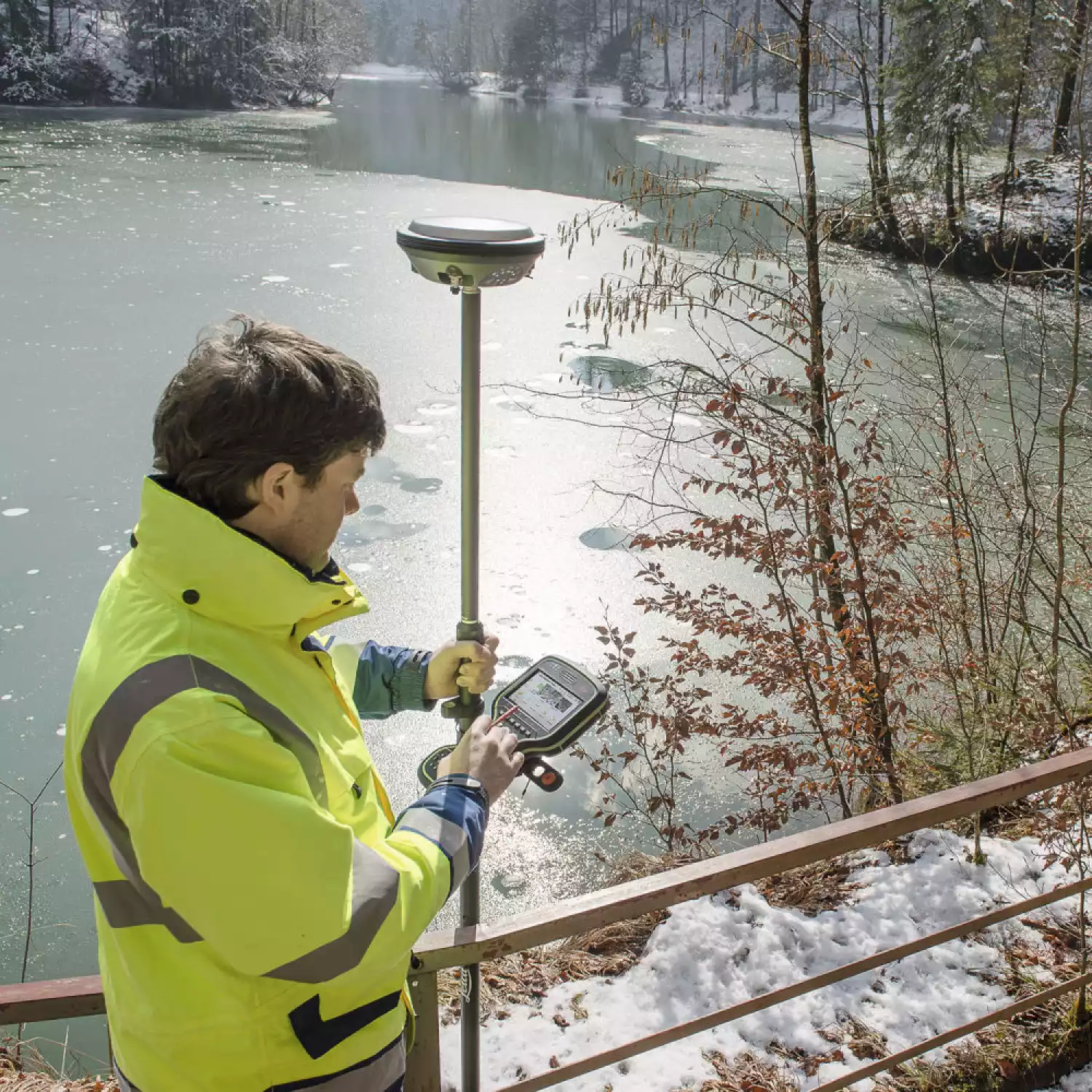 Комплект GNSS-приемника Leica GS16 GSM, Rover CS20 - 7