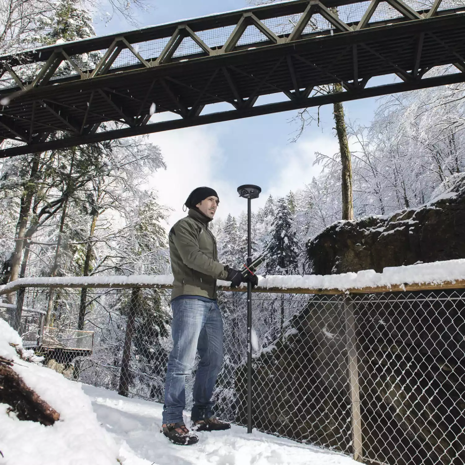 Комплект GNSS-приемника Leica GS16 GSM+Radio, Rover CS20 - 8