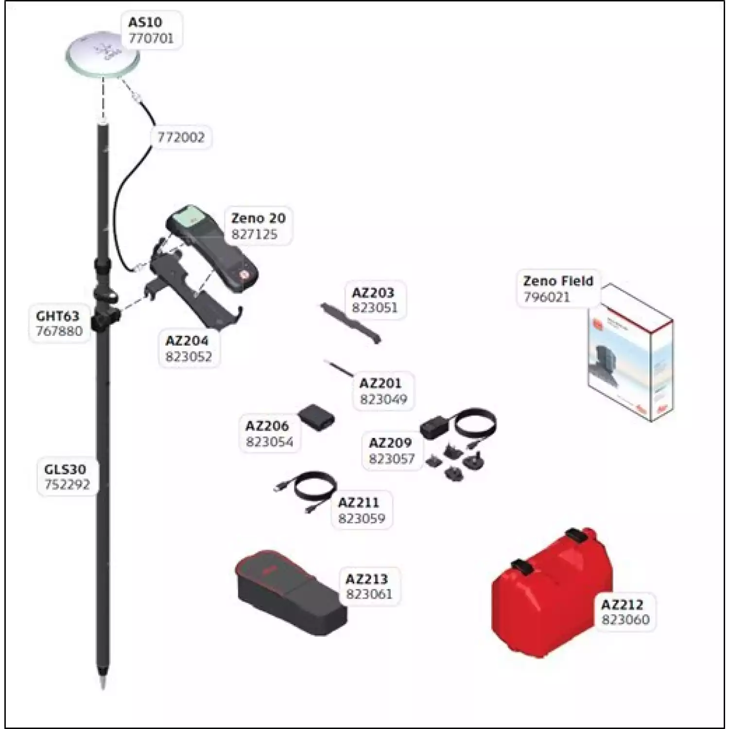 Приемник LEICA Zeno 20 Android UMTS Handheld - 3