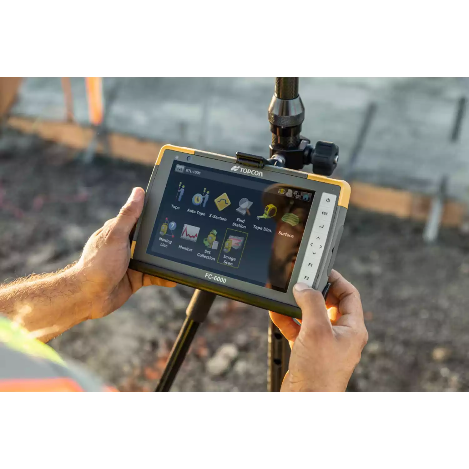 Полевой контроллер TOPCON FC-6000 с GSM модемом - 3