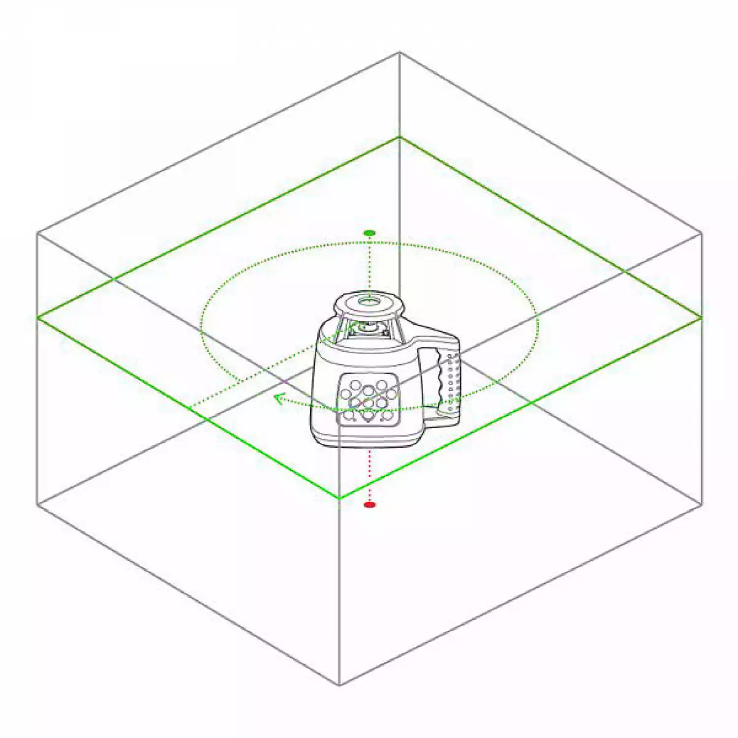 Ротационный нивелир RGK SP-400G - 4