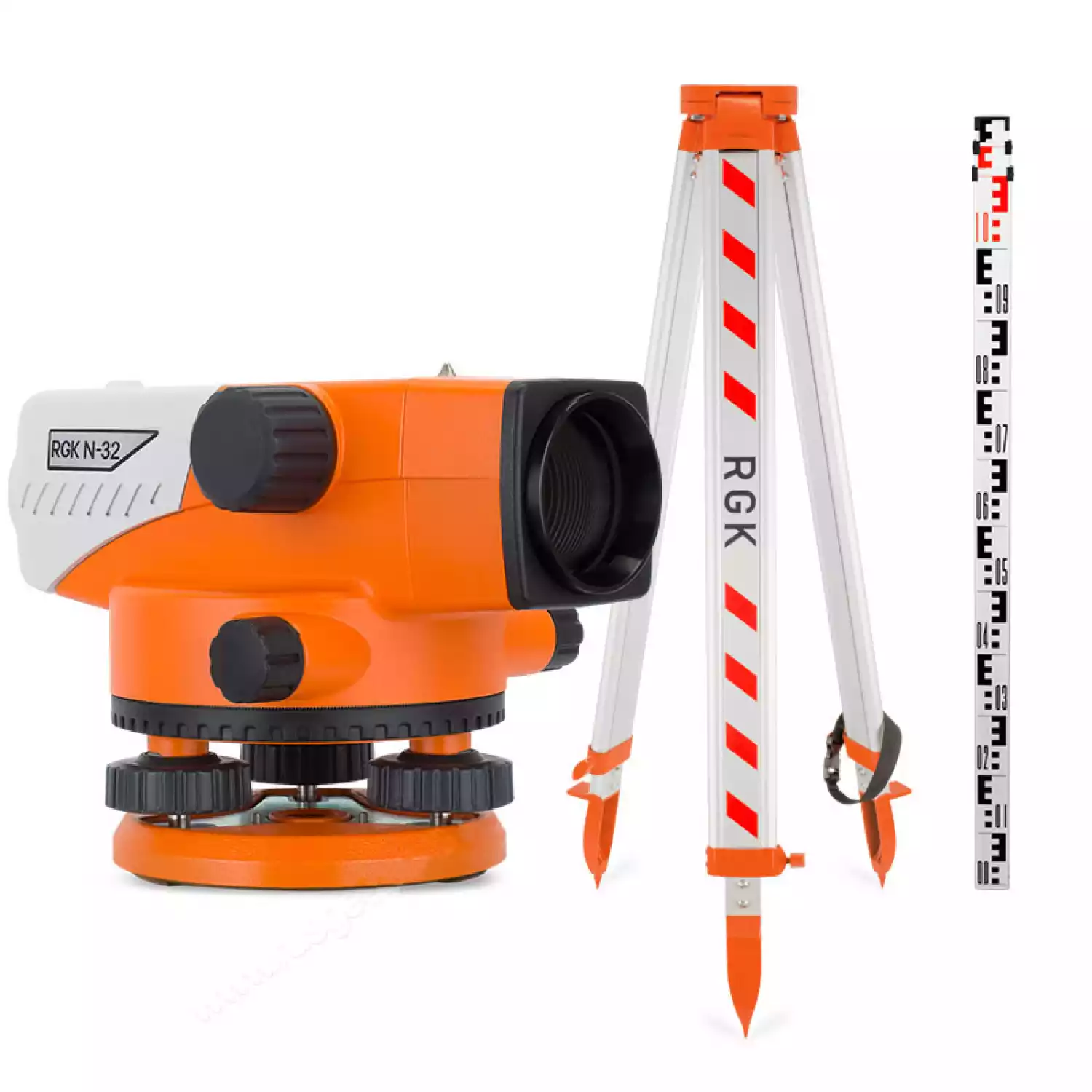 Комплект оптический нивелир RGK N-32 штатив рейка - 3 в 1 - 1