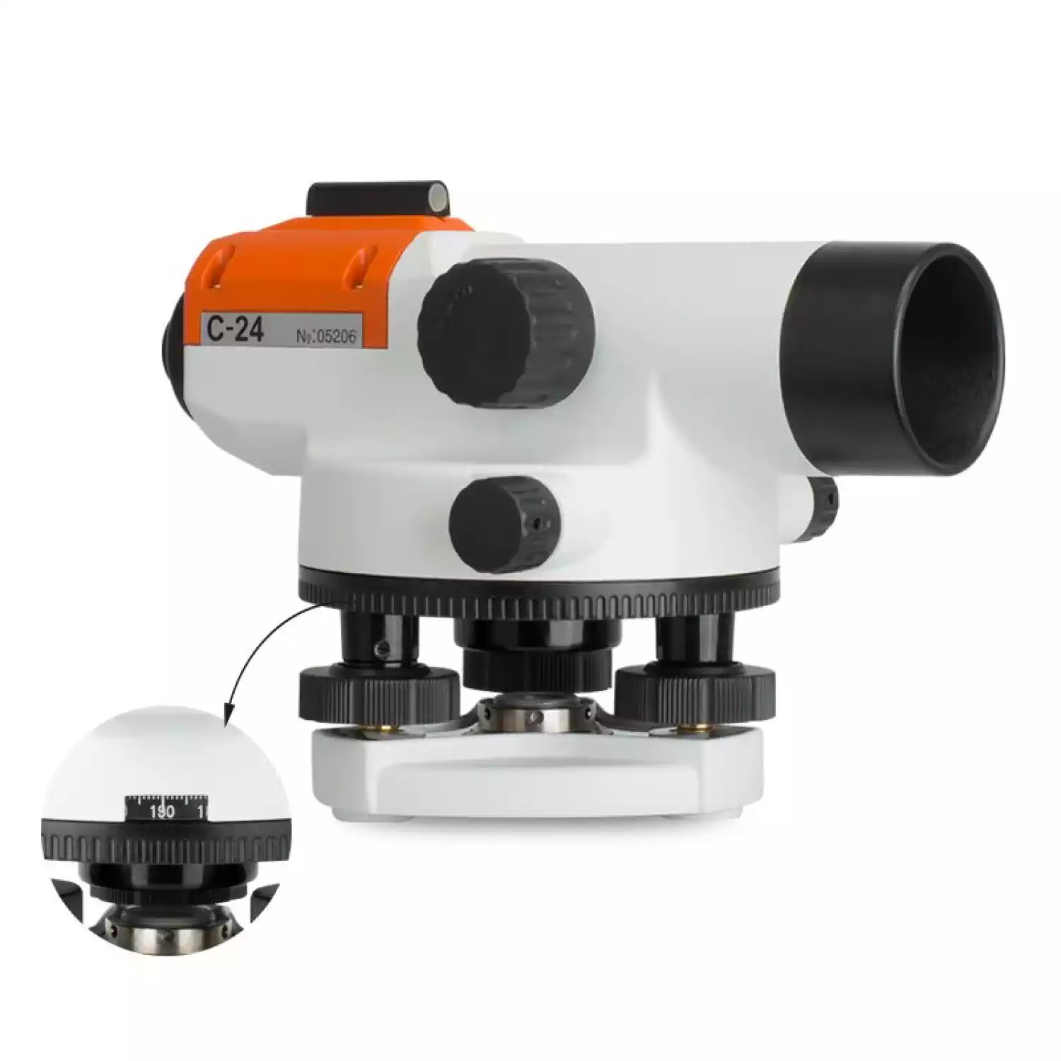 Комплект оптический нивелир RGK C-24 штатив рейка - 3 в 1 - 4