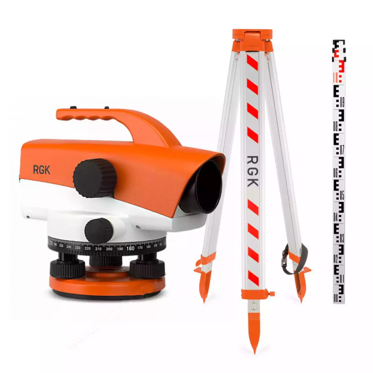 Комплект оптический нивелир RGK C-32 штатив рейка - 3 в 1 - 1
