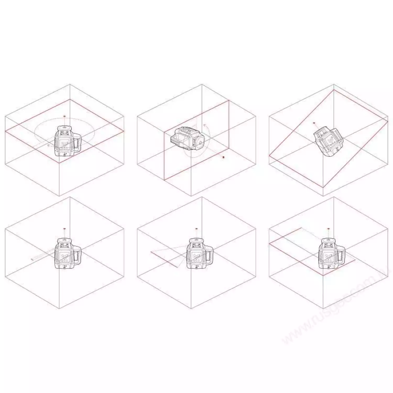 Ротационный нивелир RGK SP-800 - 6