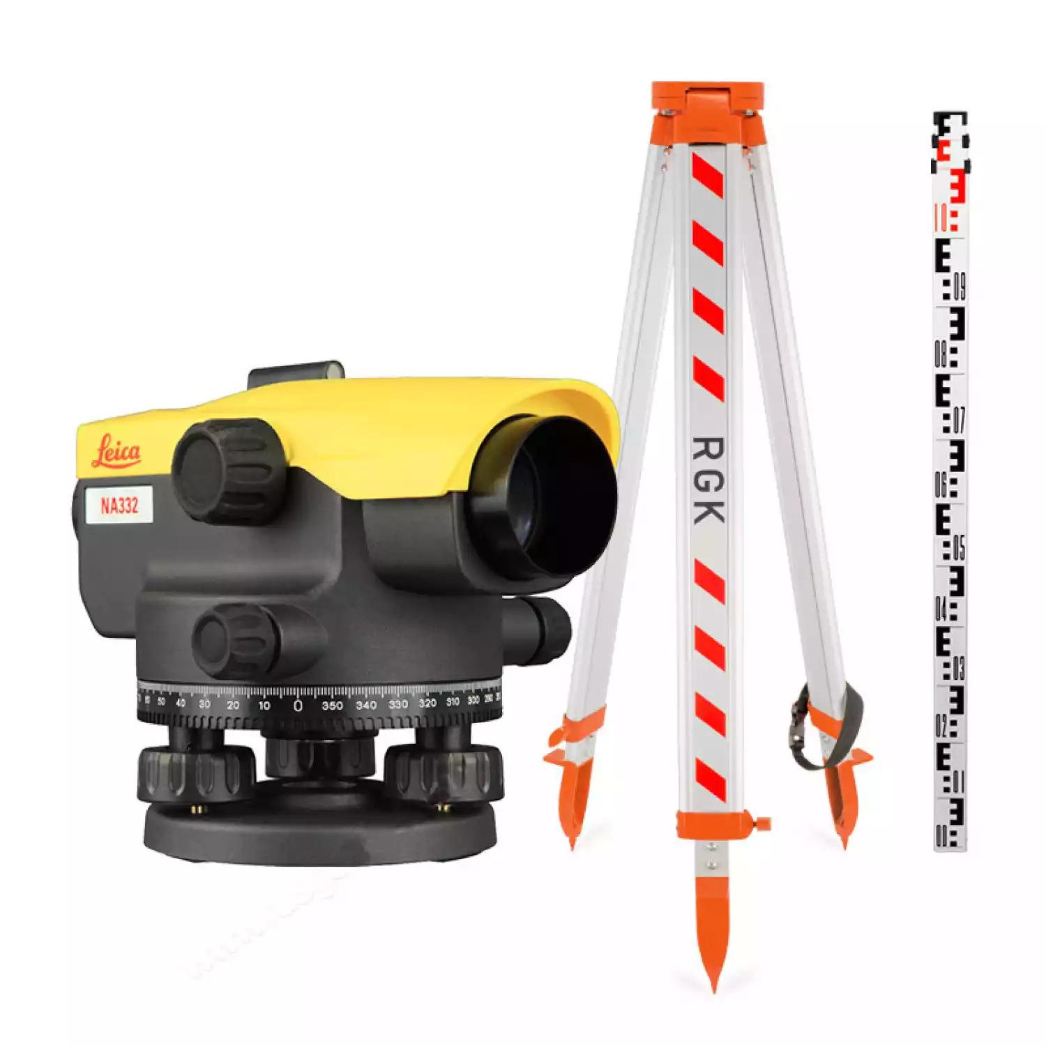 Комплект оптический нивелир Leica NA 332 штатив рейка - 3 в 1 с поверкой - 1