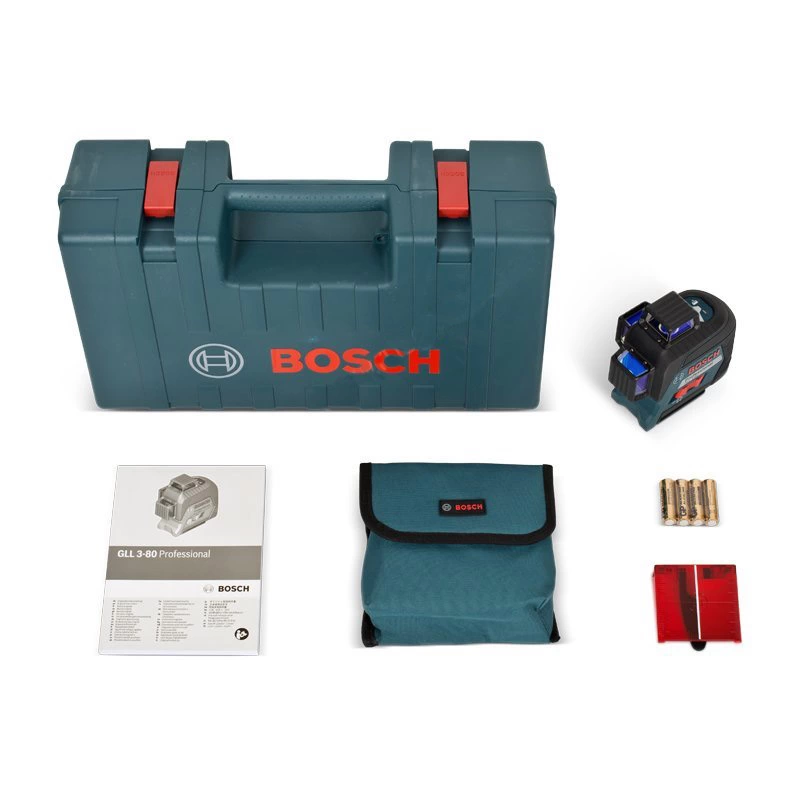 Лазерный уровень Bosch GLL 3-80 + кейс (0.601.063.S00) - 4