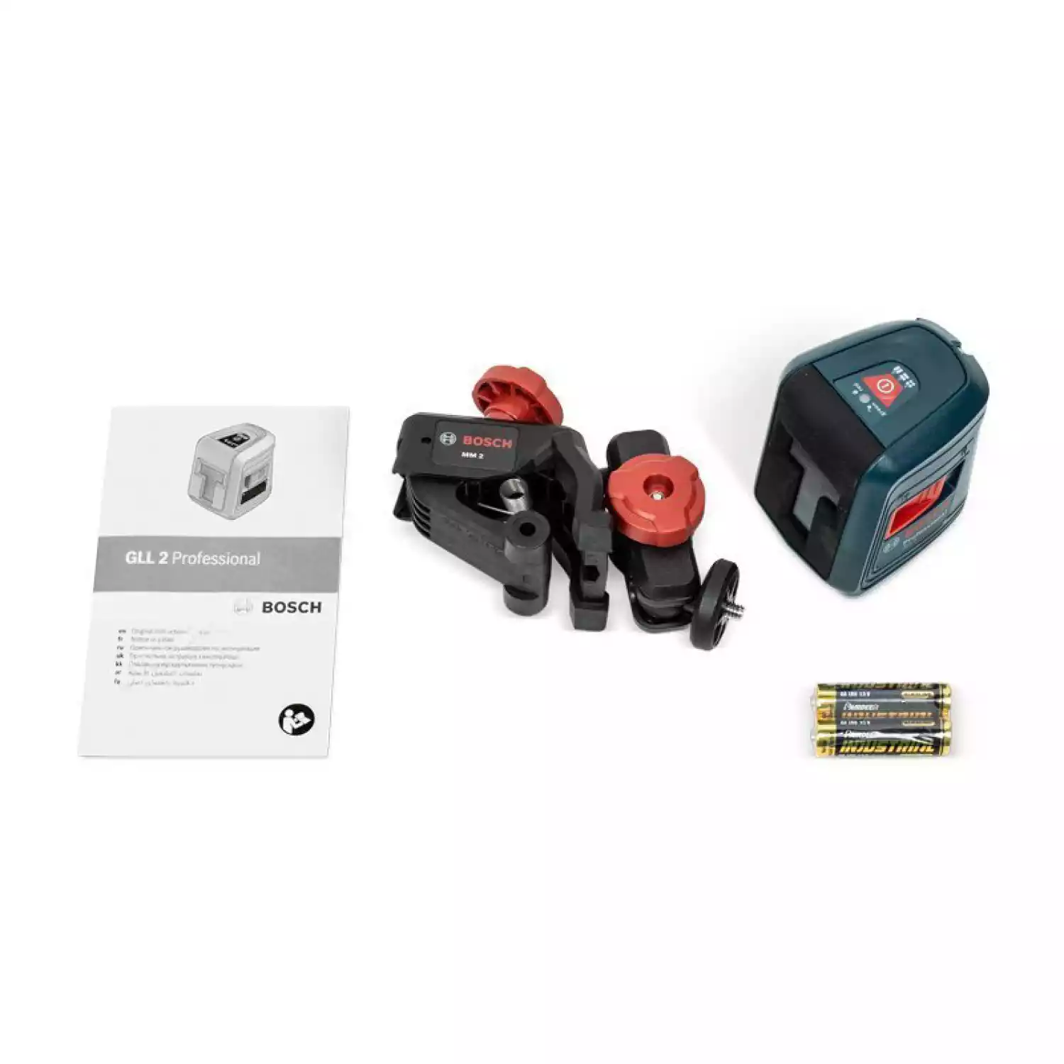 Лазерный уровень BOSCH GLL 2 с держателем MM2 - 3