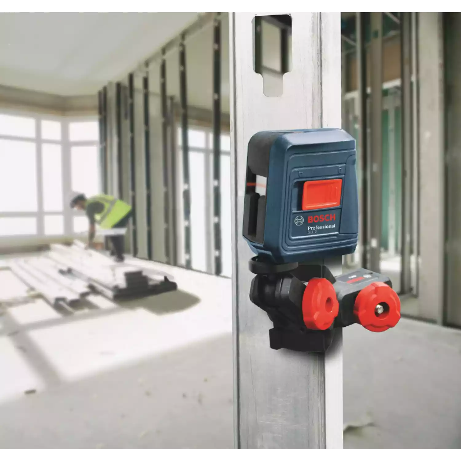 Лазерный уровень BOSCH GLL 2 с держателем MM2 - 4