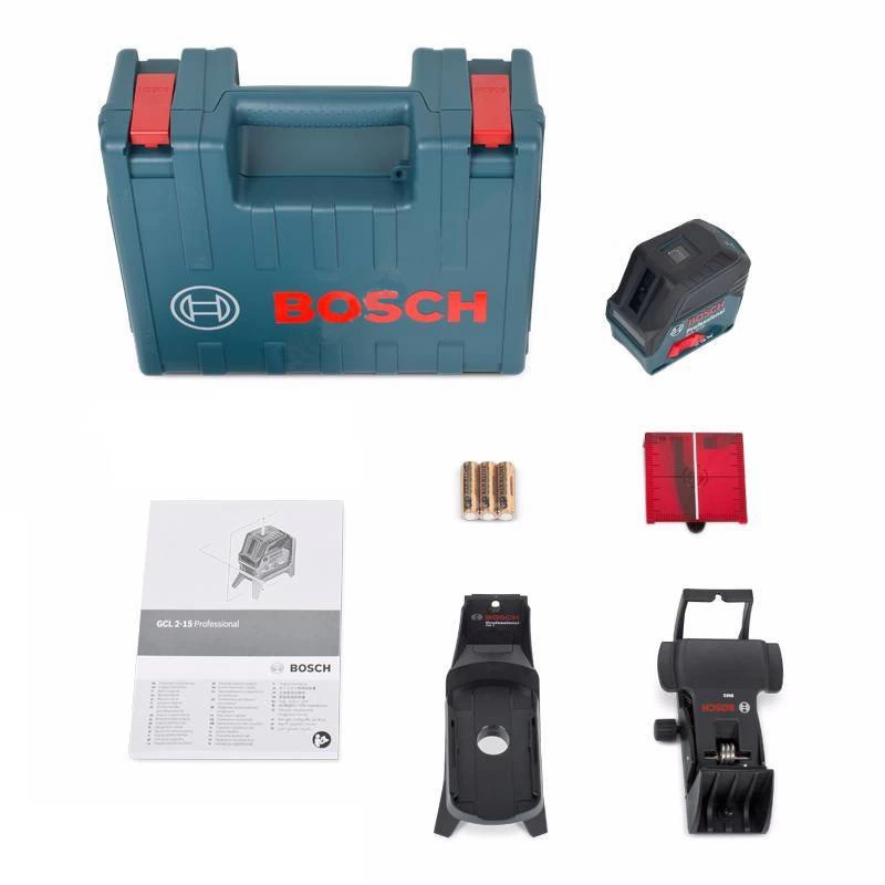 Лазерный уровень Bosch GCL 2-15 Professional + RM1 + BM3 + кейс (0.601.066.E02) - 3