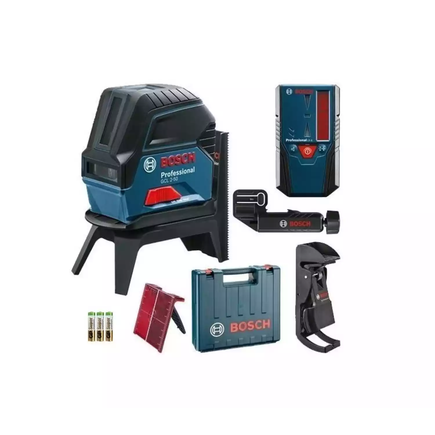Лазерный уровень Bosch GCL 2-50 + RM1 + BM3 + кейс - 2