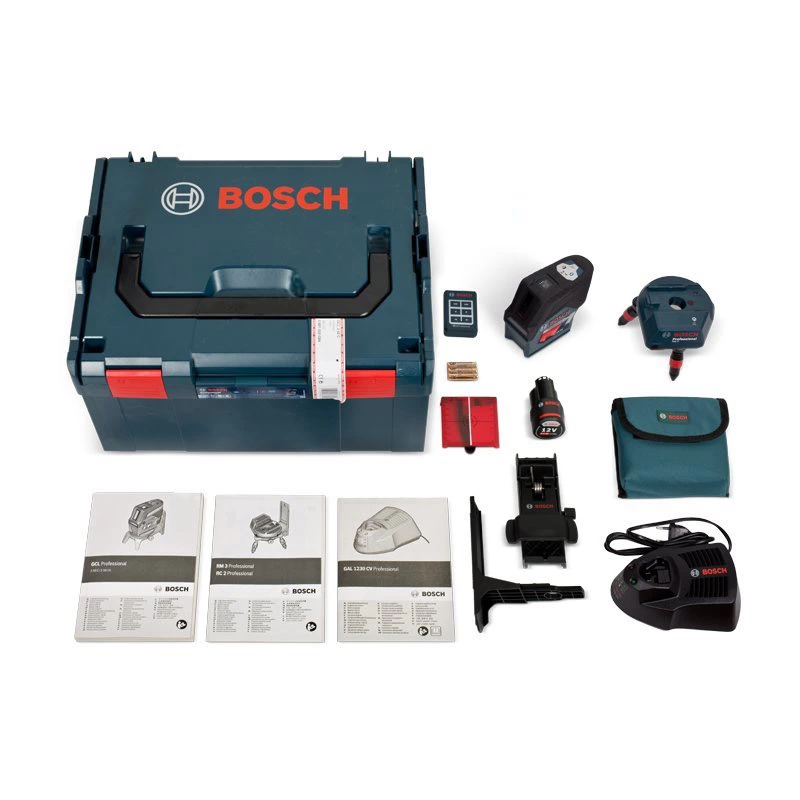 Лазерный уровень Bosch GCL 2-50 C+RM3+BM 3 clip RC-2 L-Boxx (0.601.066.G04) - 5