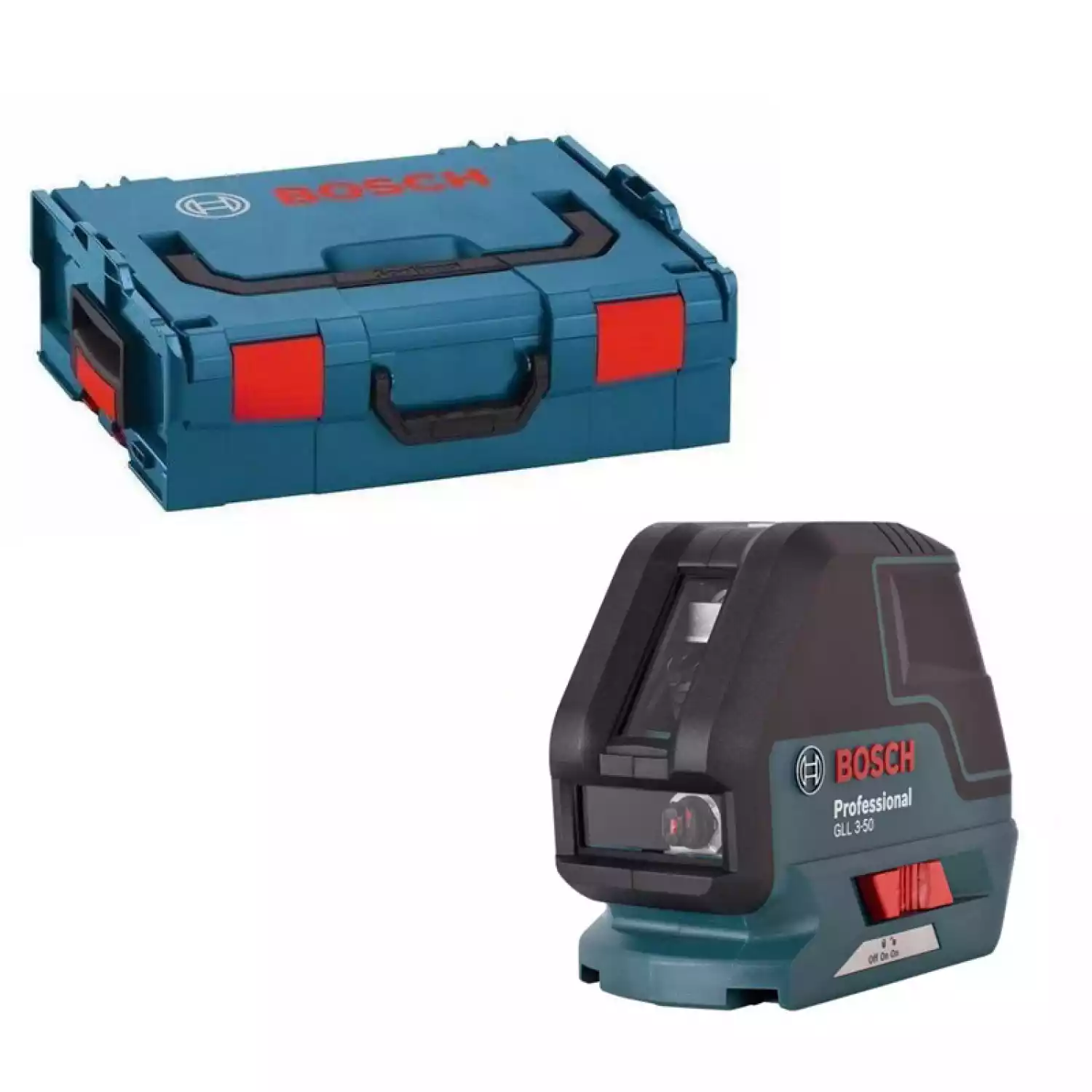 Лазерный уровень Bosch GLL 3-50 Professional + L-BOXX (0.601.063.801) - 1