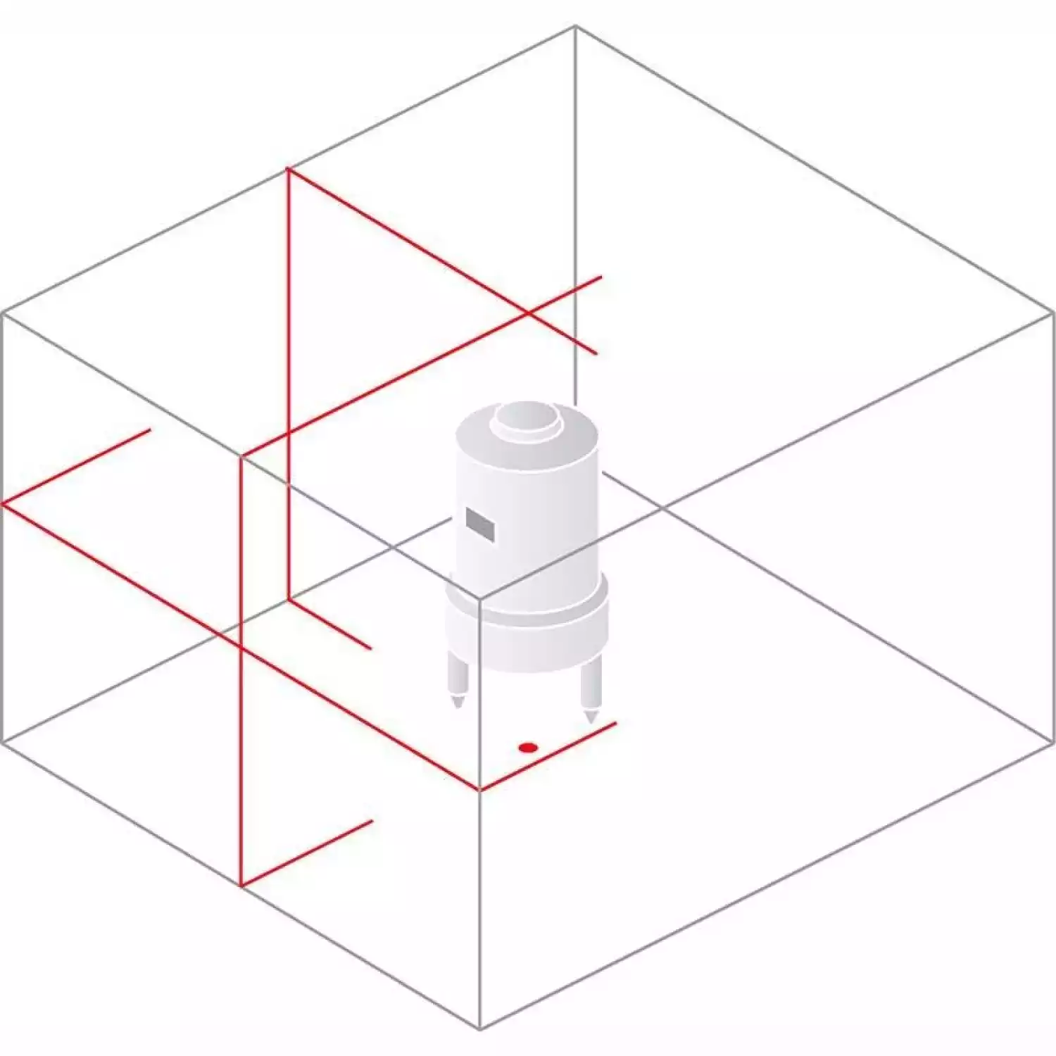 Лазерный уровень Bosch GLL 3-50 Professional + L-BOXX (0.601.063.801) - 4