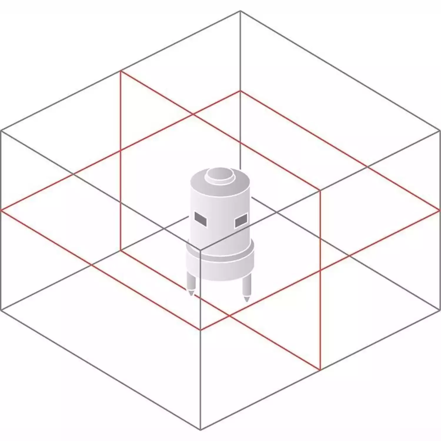 Лазерный нивелир Bosch GLL 2-80 P + BM1 + LR2 + L-Boxx (0.601.063.209) - 5