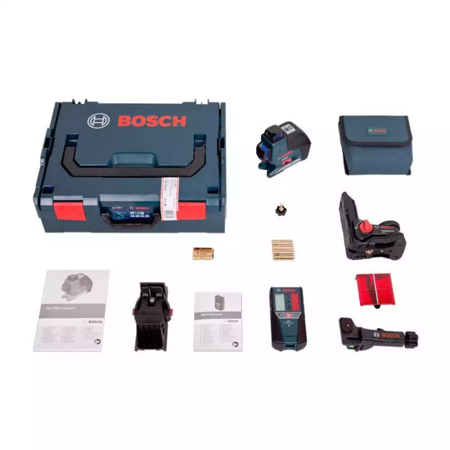 Лазерный нивелир Bosch GLL 2-80 P + BM1 + LR2 + L-Boxx (0.601.063.209) - 4