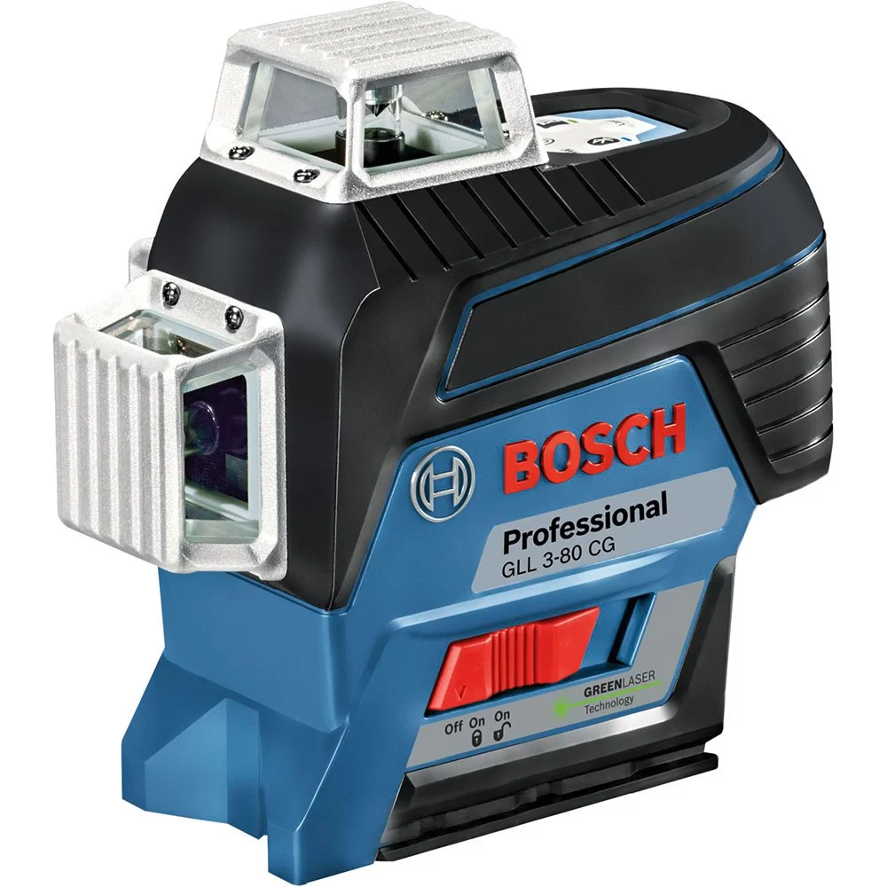 Лазерный уровень Bosch GLL 3-80 CG + BM 1 + GBA 12V + L-Boxx (0.601.063.T00) - 1