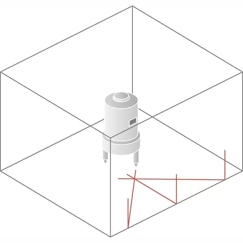 Угловой лазерный уровень Bosch GTL 3 (0.601.015.200) - 2