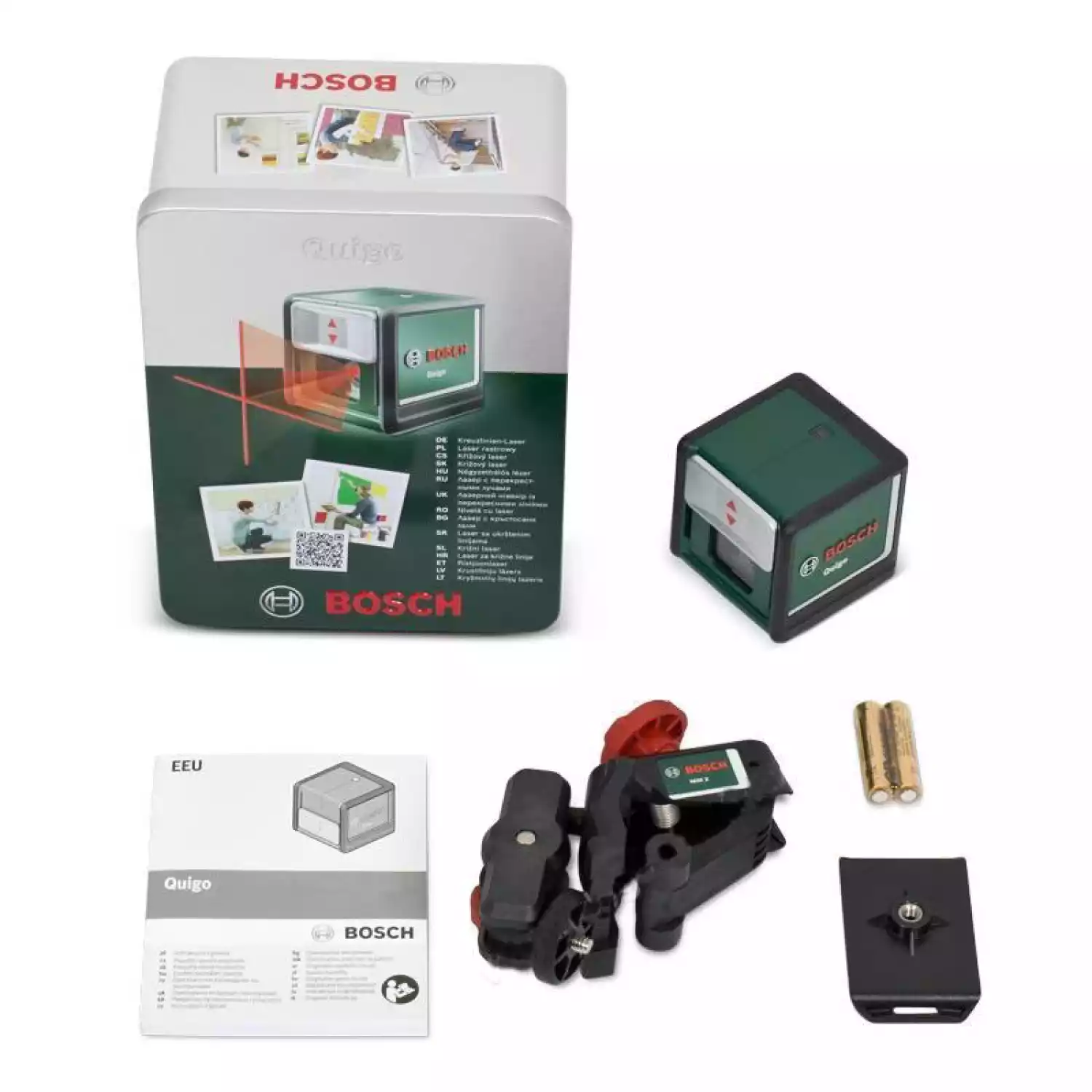 Лазерный уровень BOSCH Quigo III с держателем MM2 - 5