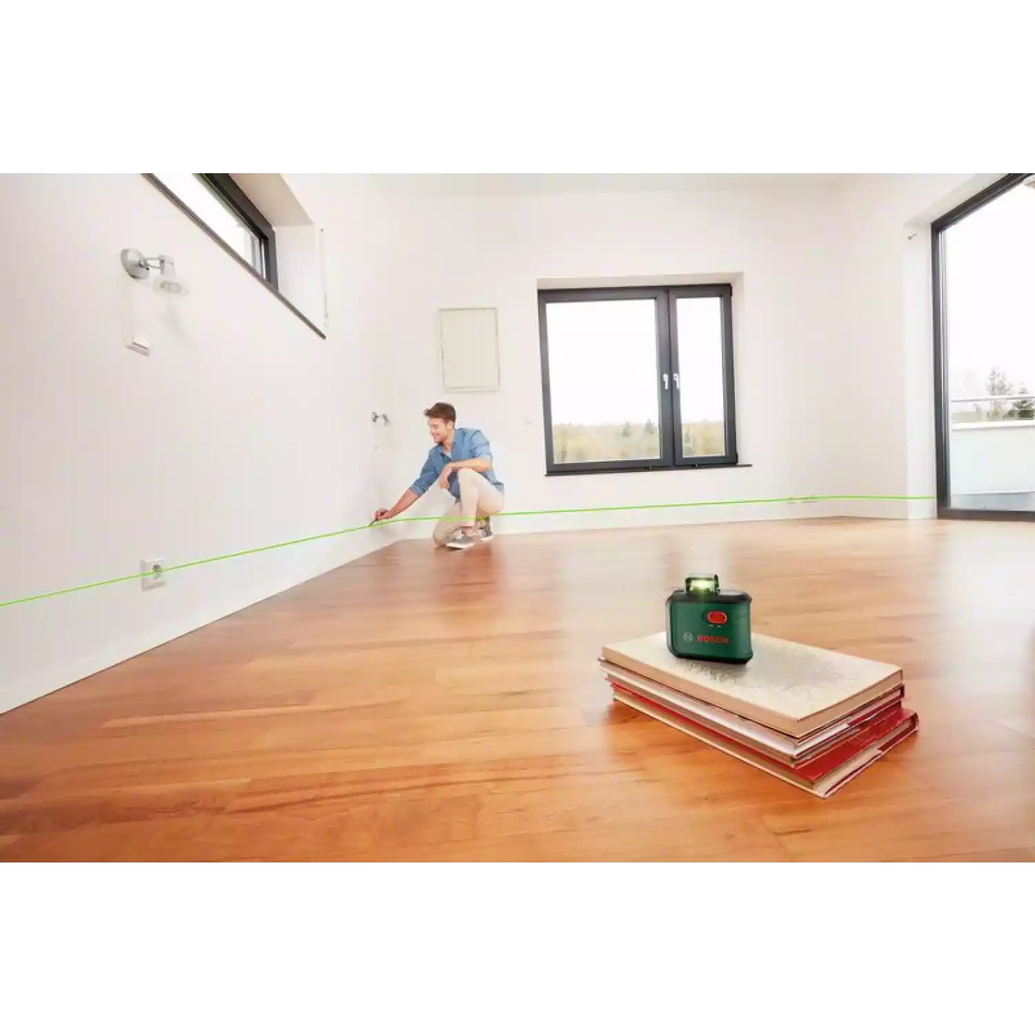 Лазерный нивелир Bosch AdvancedLevel 360 + штатив - 3