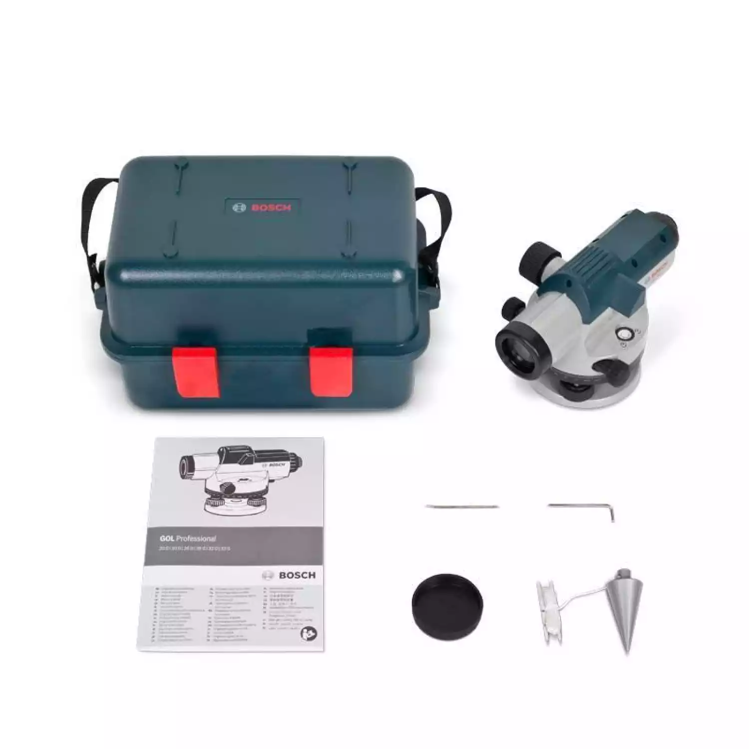 Комплект оптический нивелир Bosch GOL 20D штатив рейка - 3 в 1 - 5