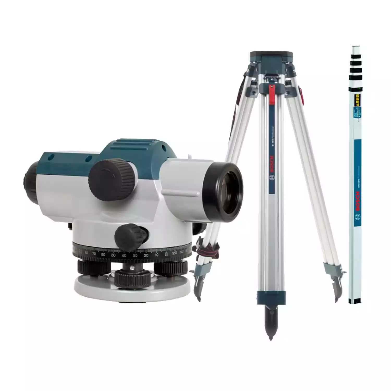 Комплект оптический нивелир Bosch GOL 26D штатив рейка - 3 в 1 - 1