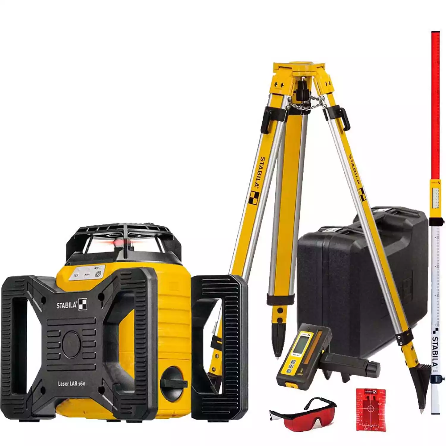 Ротационный нивелир STABILA LAR 160 + REC160 RG + BST-S + NL - 1