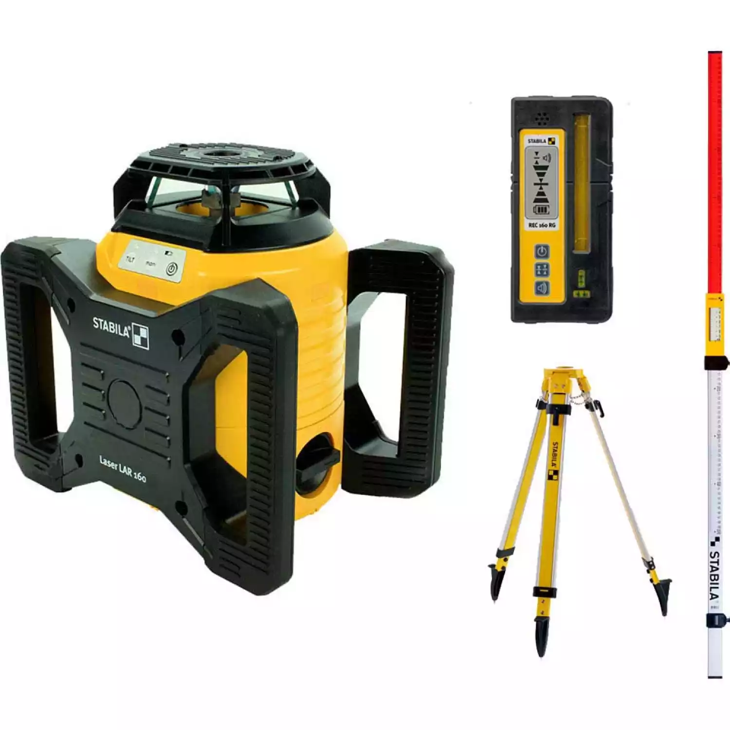 Ротационный нивелир STABILA LAR 160 + REC160 RG + BST-S + NL - 2