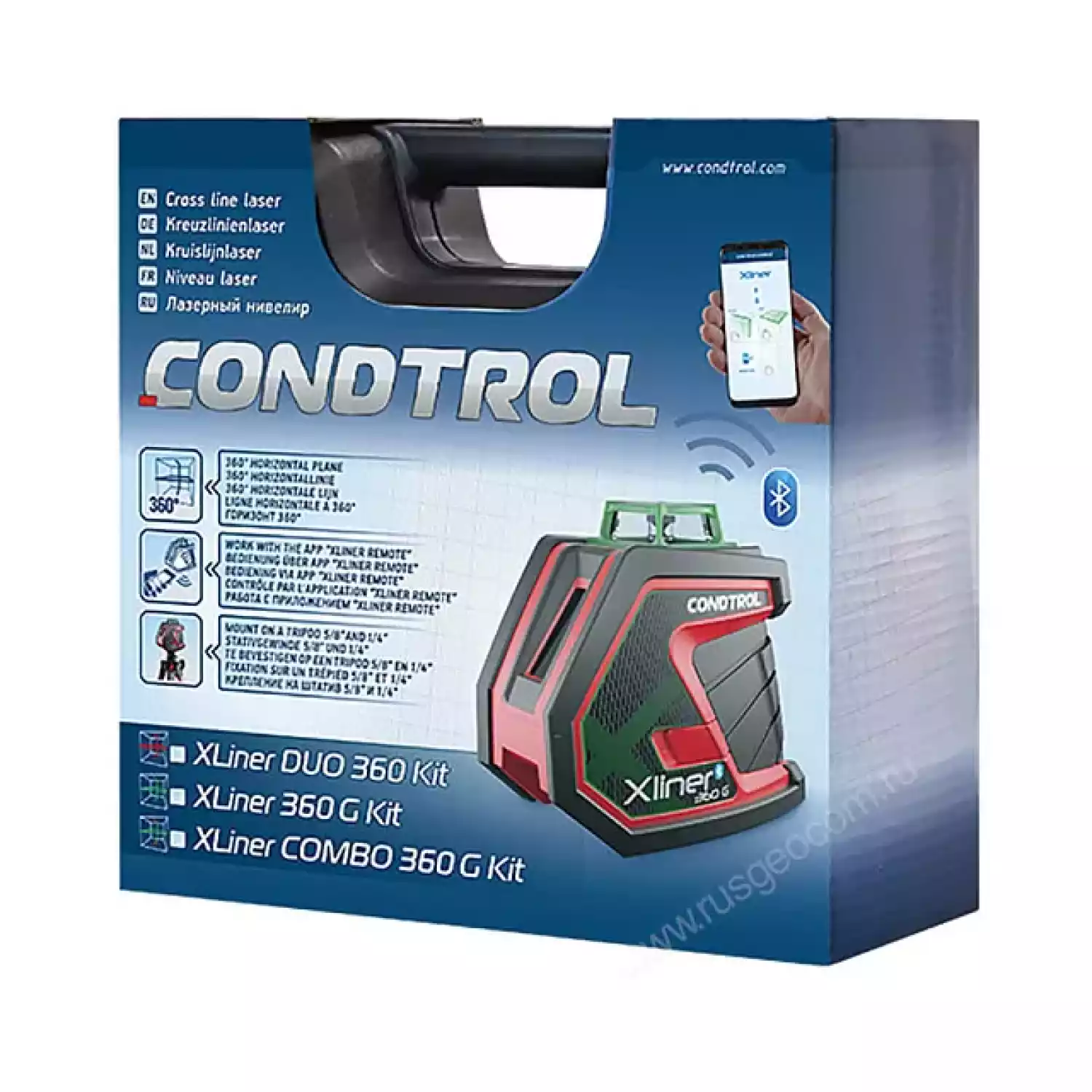 Лазерный нивелир Condtrol XLiner 360G - 5