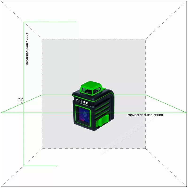 Лазерный уровень ADA Cube 360 Green Ultimate Edition - 2