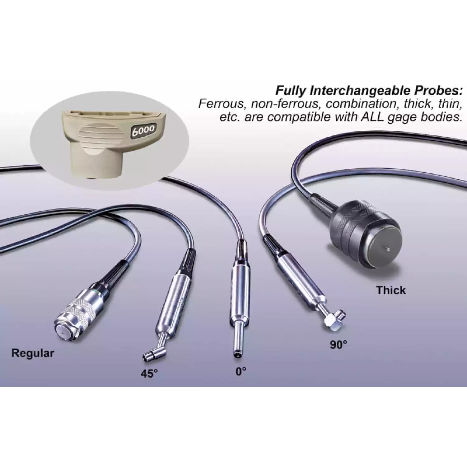 Магнитно-вихретоковый толщиномер покрытий PosiTector 6000 - 4