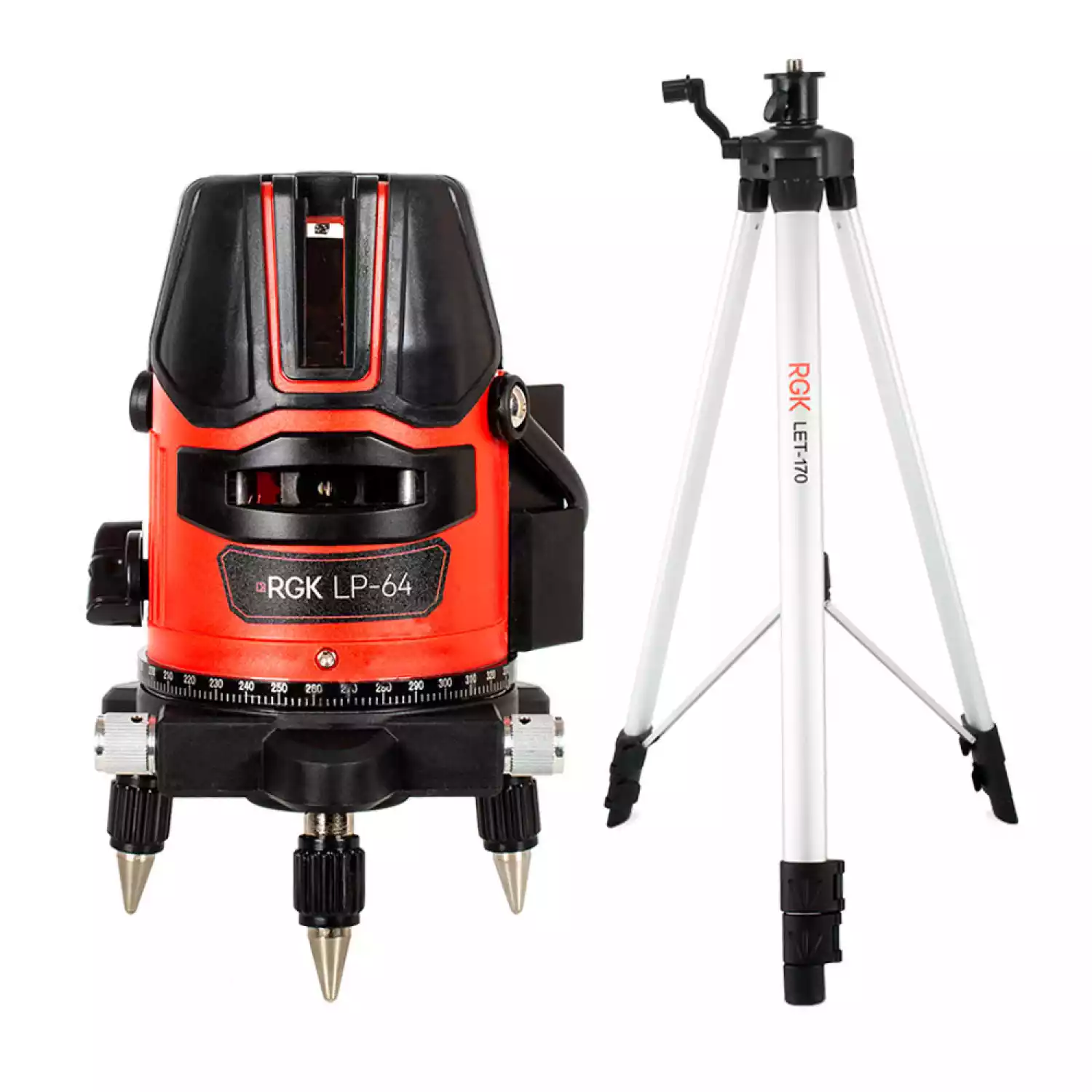 Лазерный уровень RGK LP-64 + штатив RGK LET-170 - 1