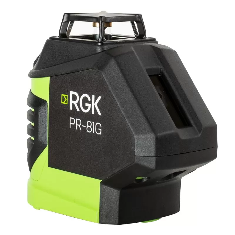 Лазерный уровень RGK PR-81G + штанга-упор RGK CG-2 - 2