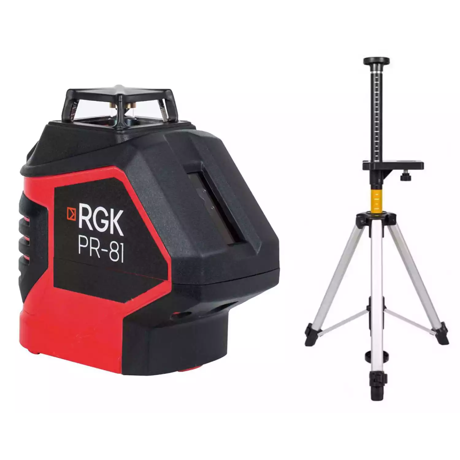 Лазерный уровень RGK PR-81 + штанга-упор RGK CG-2 - 1