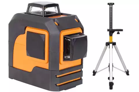 Лазерный уровень RGK PR-2M + штанга-упор RGK CG-2