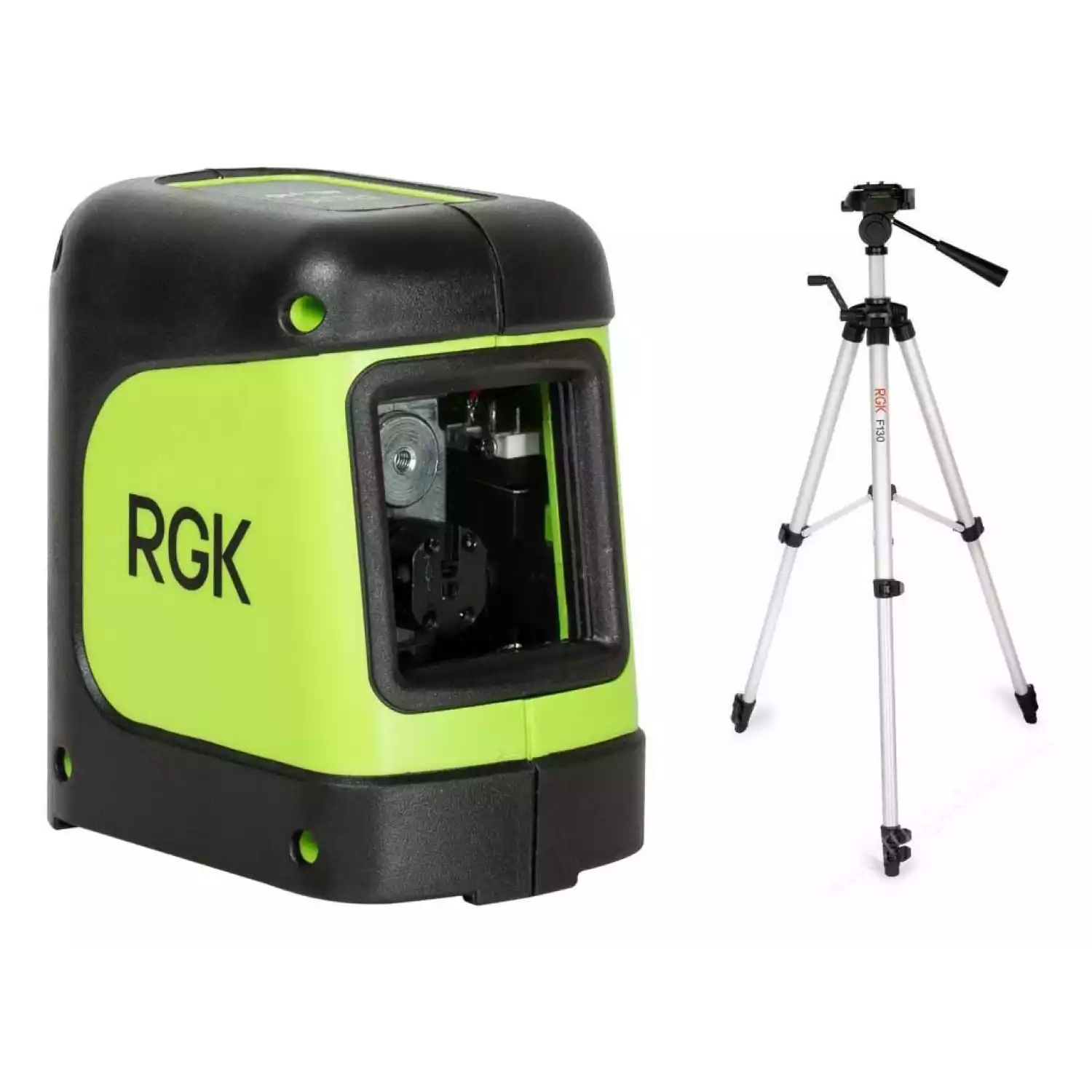 Лазерный уровень RGK ML-11G + штатив RGK F130 - 1