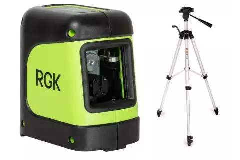 Лазерный уровень RGK ML-11G + штатив RGK F130