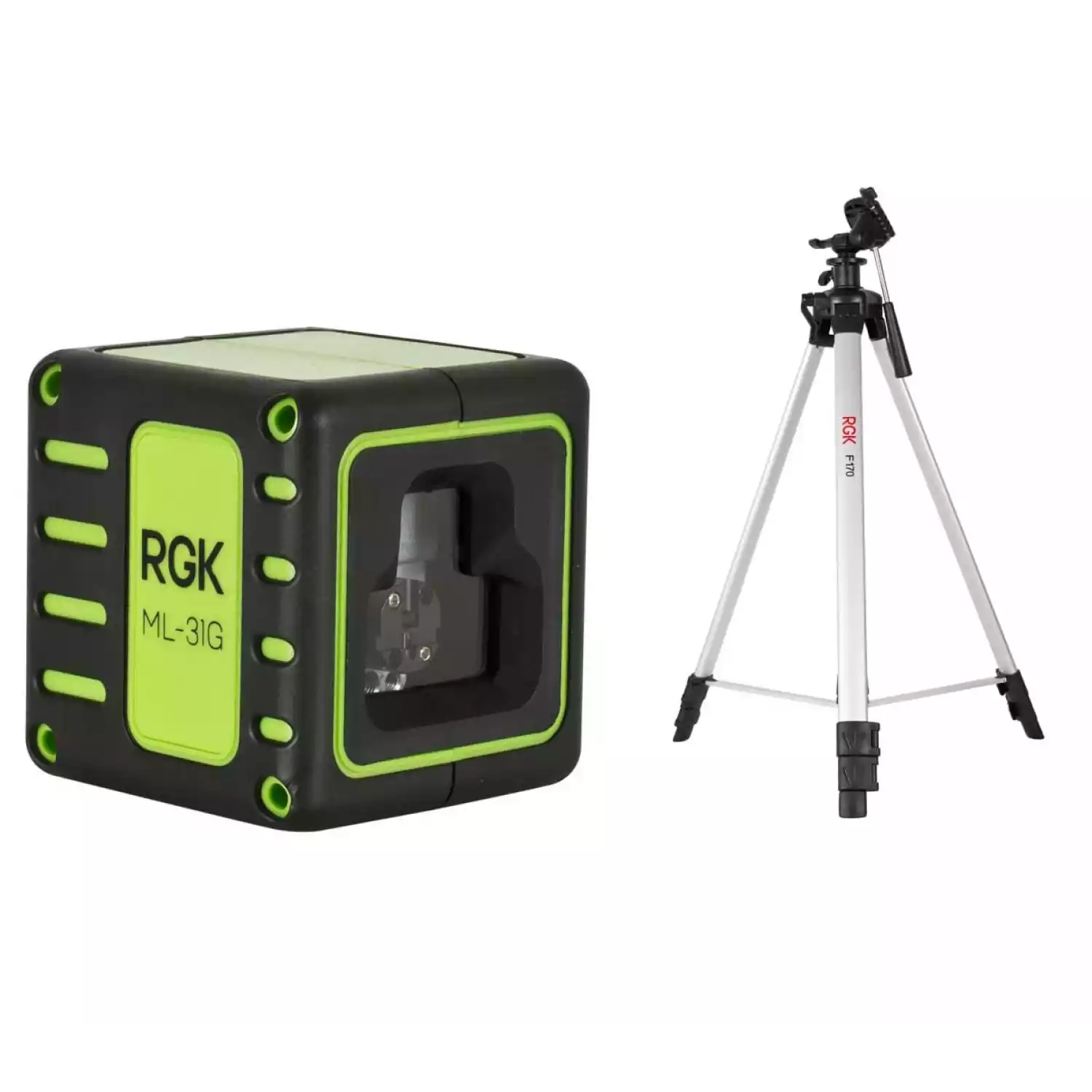 Лазерный уровень RGK ML-31G + штатив RGK F170 - 1