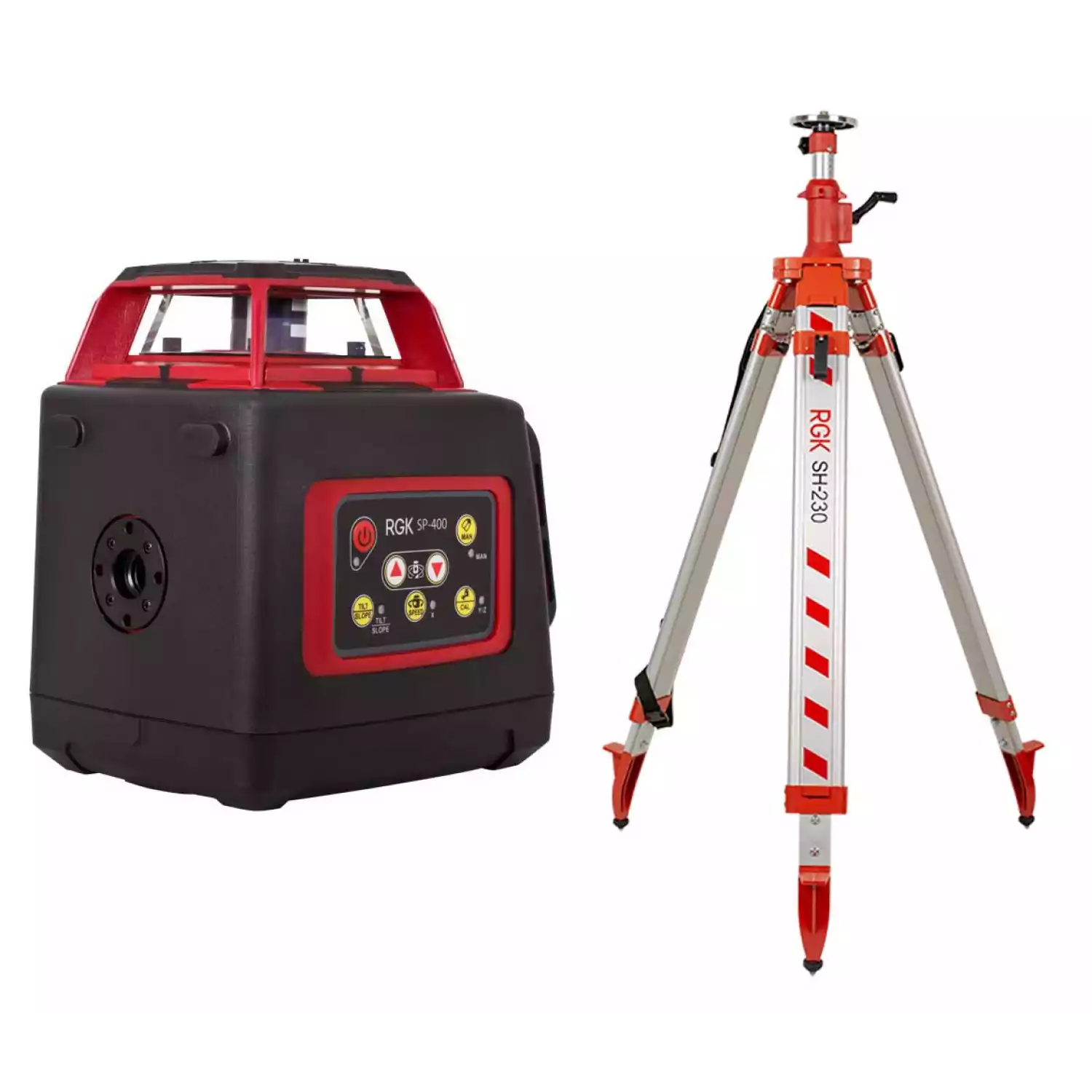 Ротационный нивелир RGK SP-400 + штатив RGK SH-230 - 3