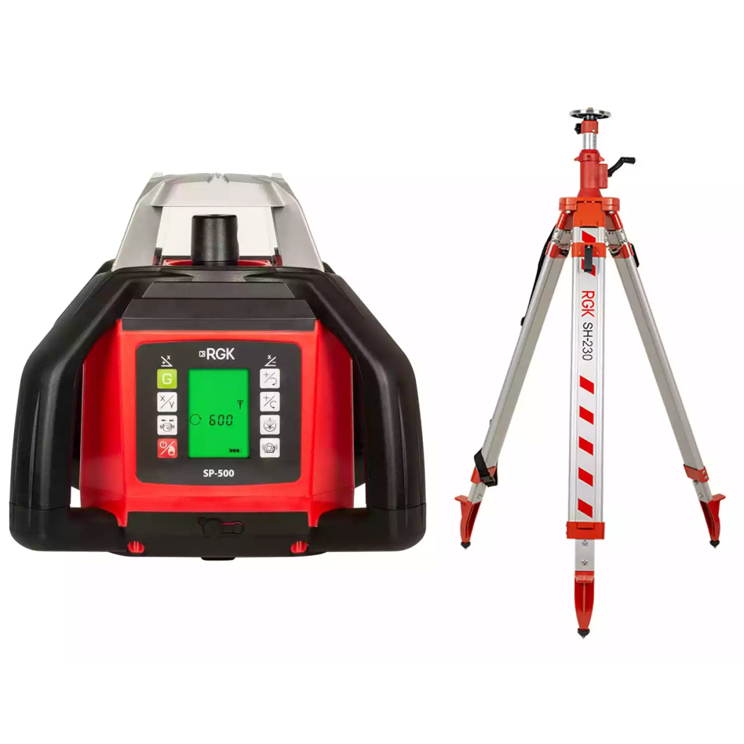 Ротационный нивелир RGK SP-500 + штатив RGK SH-230 - 1