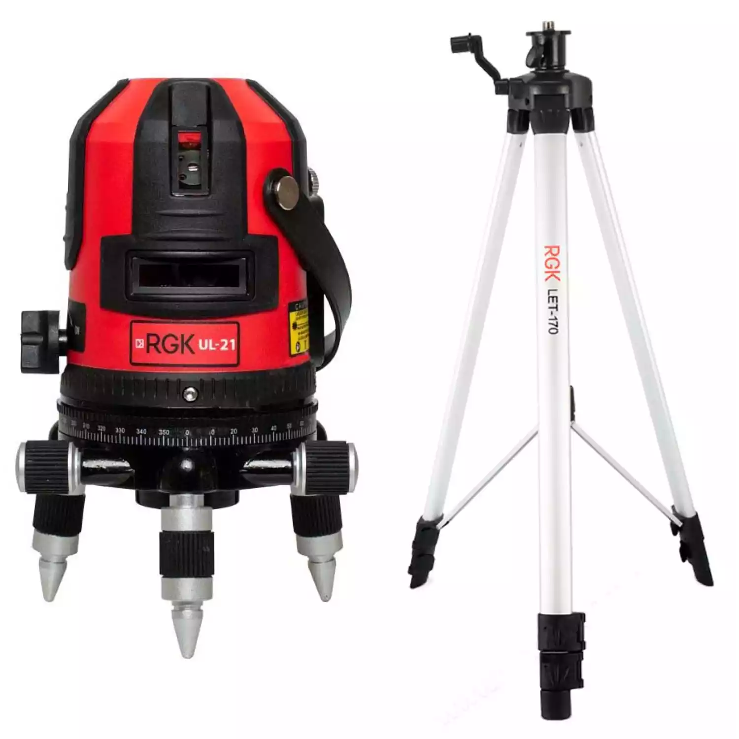 Лазерный уровень RGK UL-21 + штатив RGK LET-170 - 1