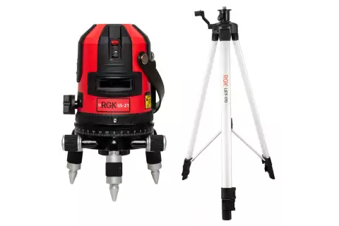 Лазерный уровень RGK UL-21 + штатив RGK LET-170