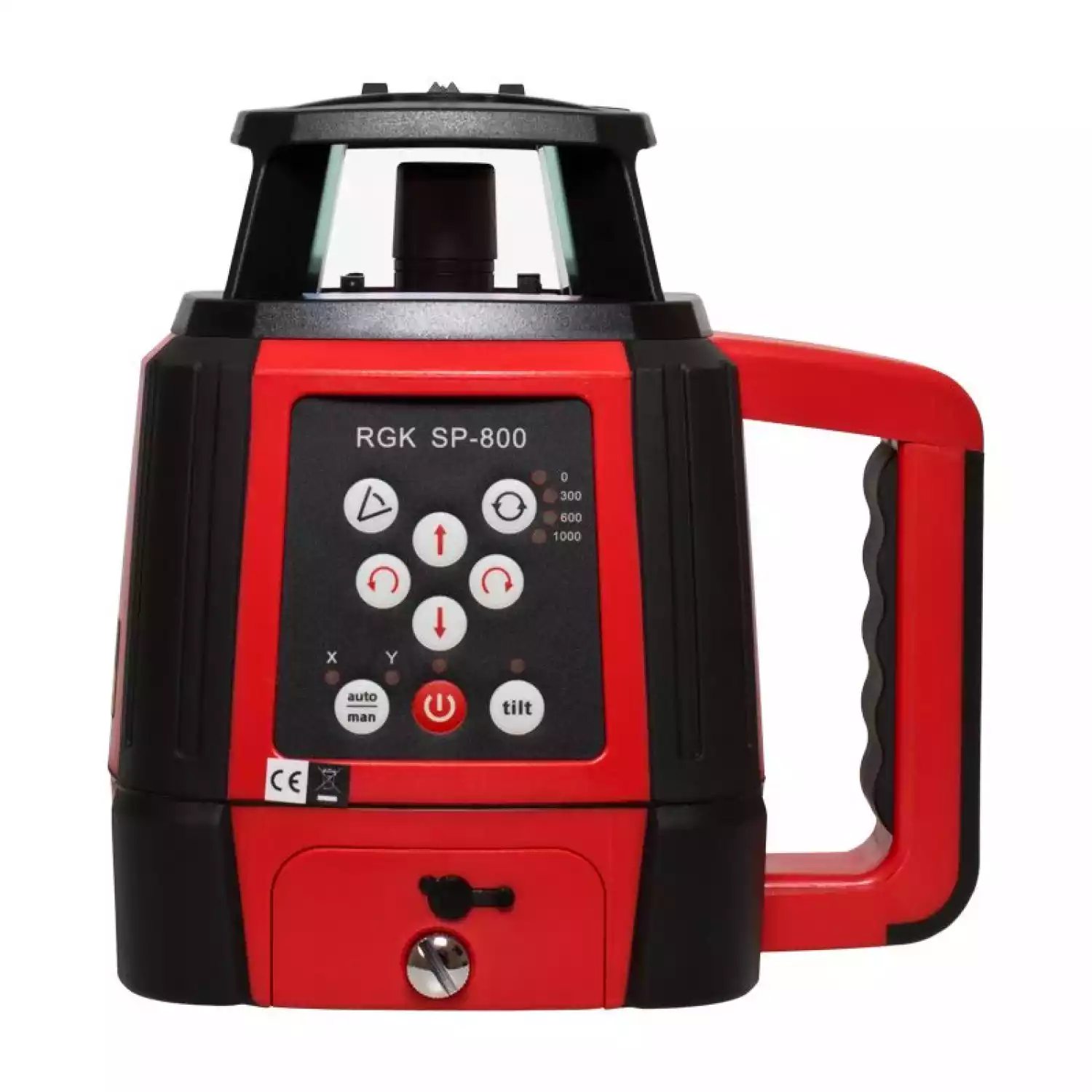 Комплект ротационного нивелира RGK SP-800 + штатив + рейка - 3
