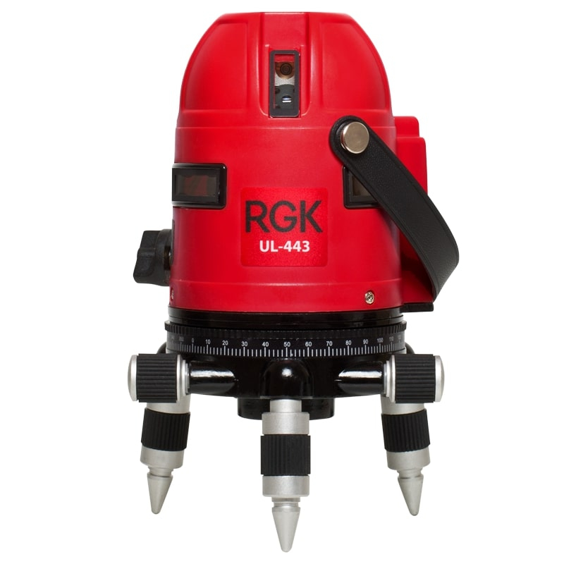 Лазерный уровень RGK UL-443 + штанга-упор RGK CG-2 - 2