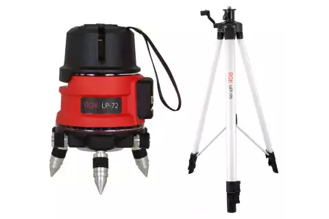 Лазерный уровень RGK LP-72 + штатив RGK LET-170